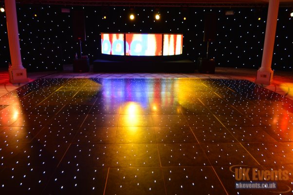 led black starlight dance floor