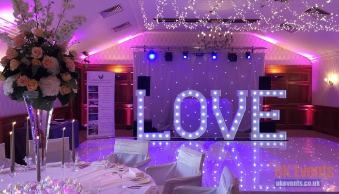 Giant love letter hire