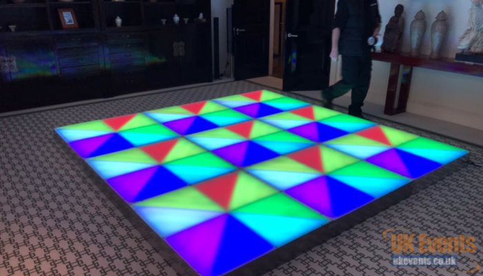 Multi Coloured LED dance floor