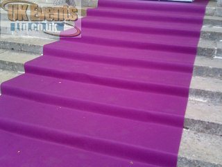 Custom carpet hire with vip posts and ropes