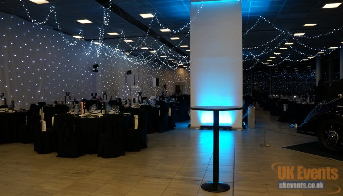 small or large events with star cloth backdrops