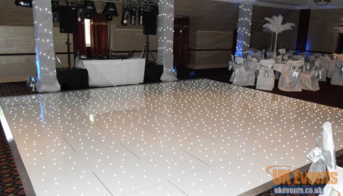 led white starlight dance floor