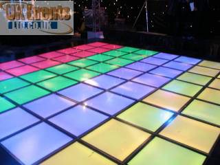 white, gold and black circular dance floors available to hire