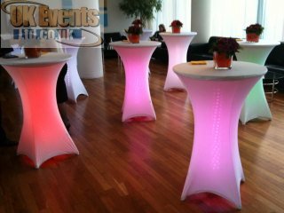 LED Poseur Table Hire