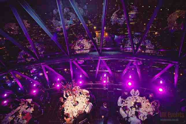Lighting and Table Dressing at the Gerkin London