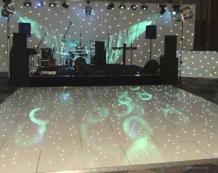 White Starlit Dance Floor Hire